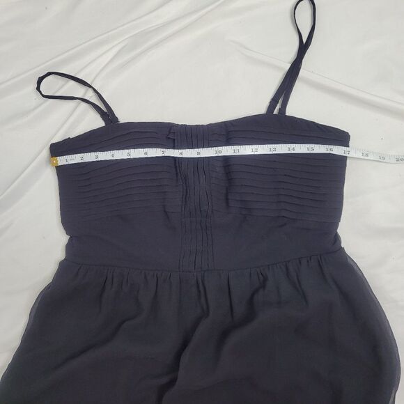 NEW AMERICAN EAGLE dress black shirred removable strap L - Picture 9 of 11